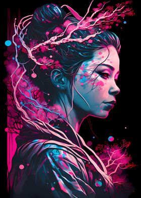 Neon Cherry Album Poster